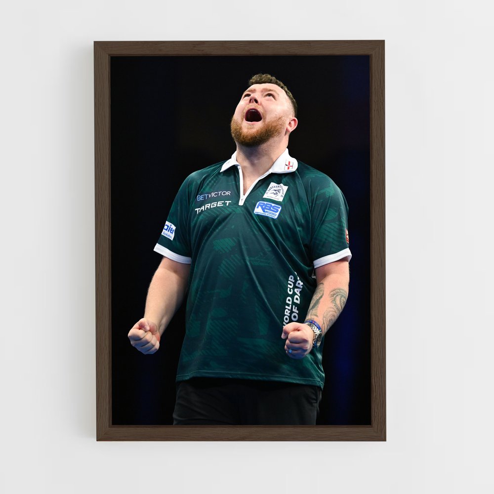 Poster Gerwyn price idole – affiche Fléchettes (vue 5)